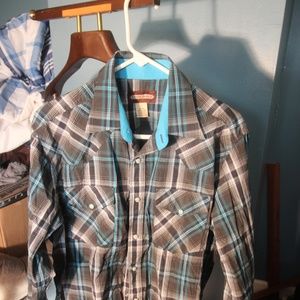 Men's Cody James Western Cowboy Shirt Pearl Snaps